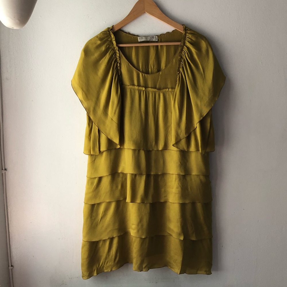 Stella McCartney green silk dress